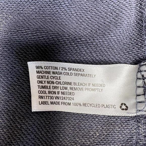 Joy Lab Women's Blue Snake Print Long Sleeve Crew Neck Cropped Sweatshirt Size L - Picture 9 of 12